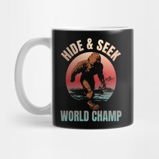 Hide & Seek world champ, bigfoot, sasquatch, world champion Mug